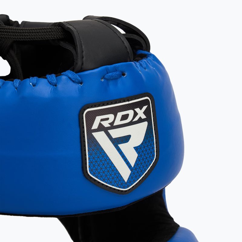 RDX Apex Boxing Helmet Head Gear With Nose Protection Bar blue 4