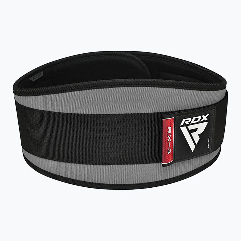 RDX Weightlifting 6" Neoprene Gym Belt X3 grey