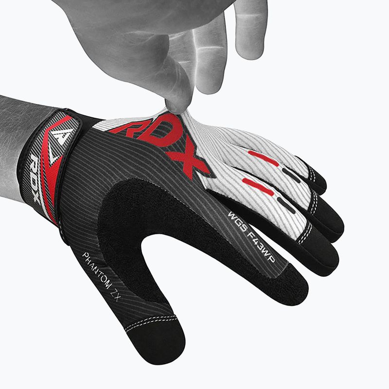 RDX Sublimation F43 training gloves black and white WGS-F43WP 7
