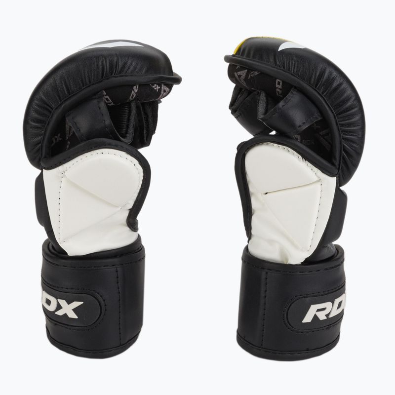 RDX T6 black/yellow grappling gloves GGR-T6Y 4