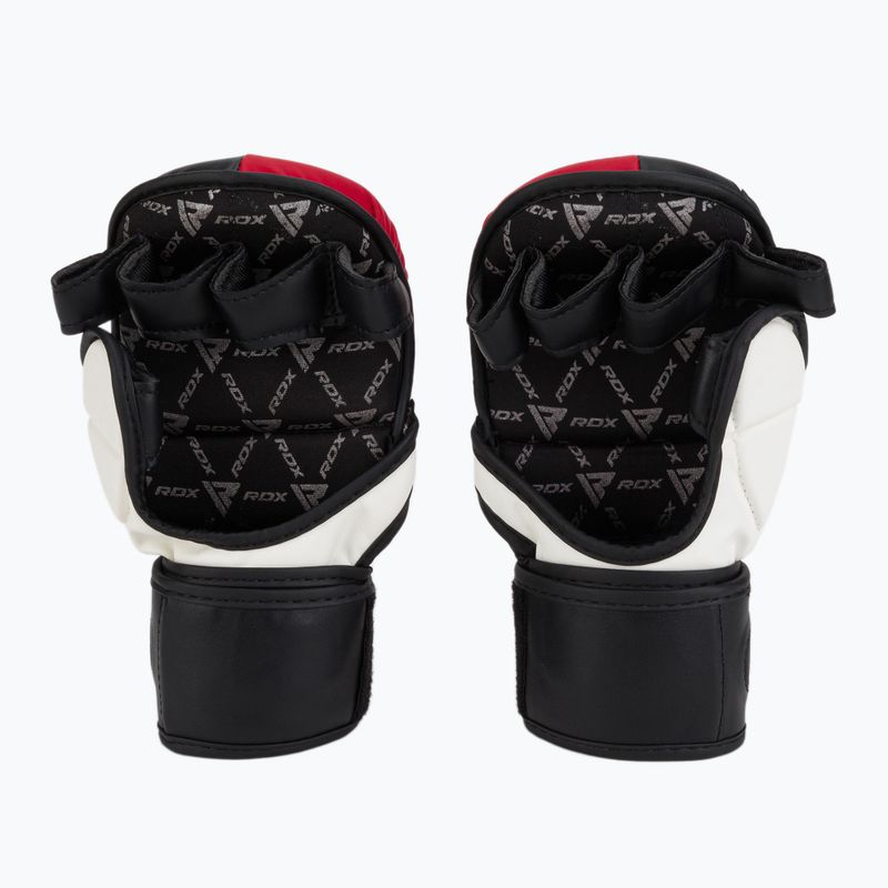 RDX T6 grappling gloves black-red GGR-T6R 2