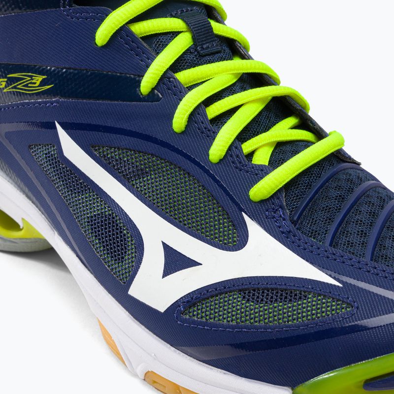 Men's volleyball shoes Mizuno Wave Lightning Z3 Mid blue V1GA170571 7
