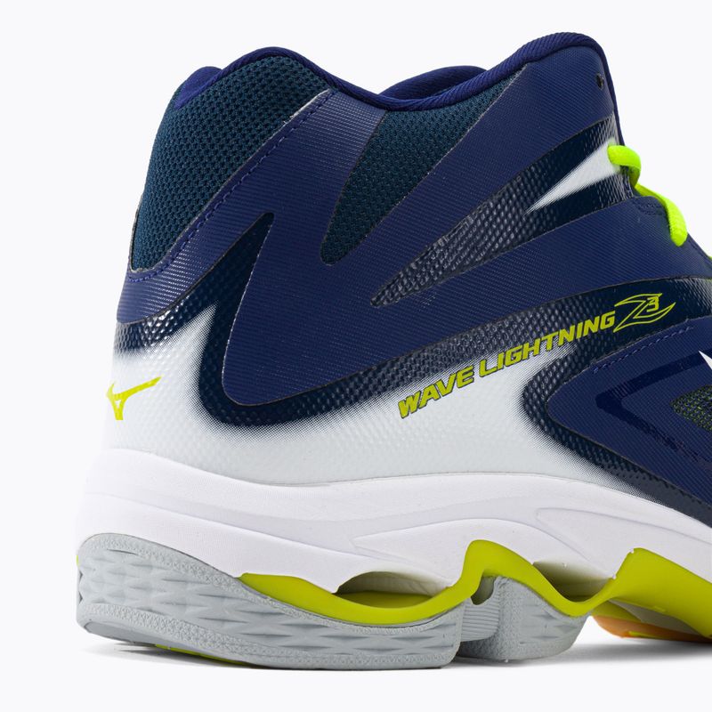 Men's volleyball shoes Mizuno Wave Lightning Z3 Mid blue V1GA170571 8