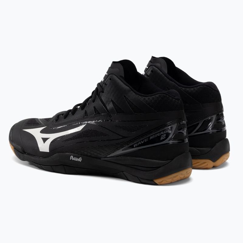 Men's volleyball shoes Mizuno Wave Mirage 2 Mid black X1GA176099 3