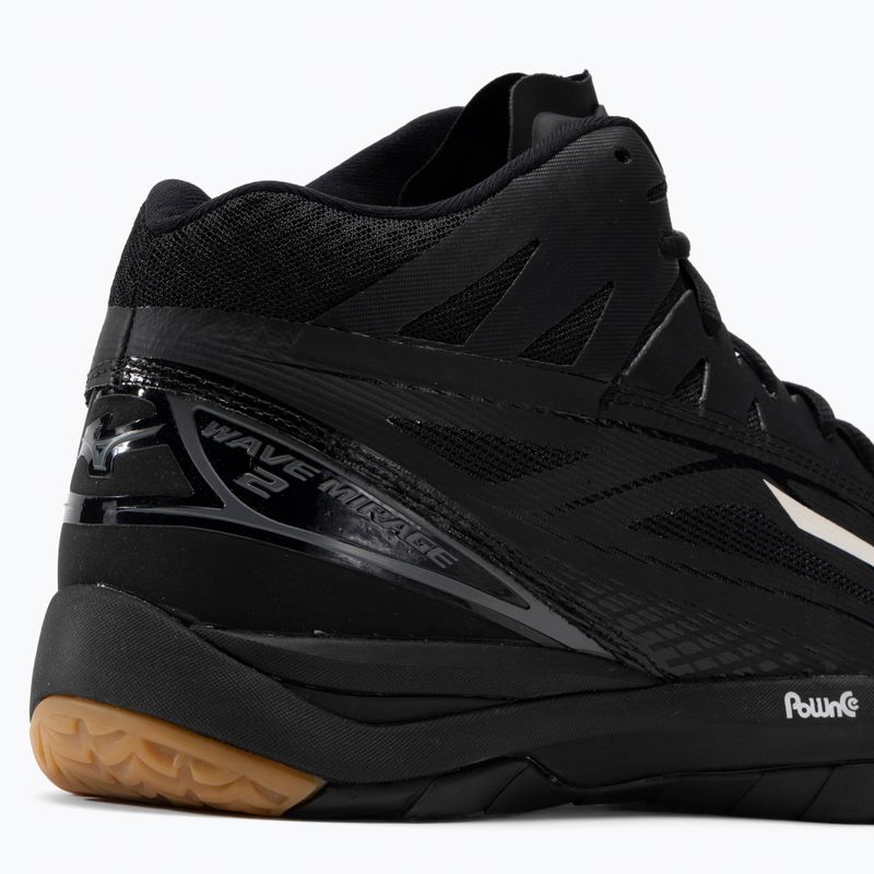 Men's volleyball shoes Mizuno Wave Mirage 2 Mid black X1GA176099 8