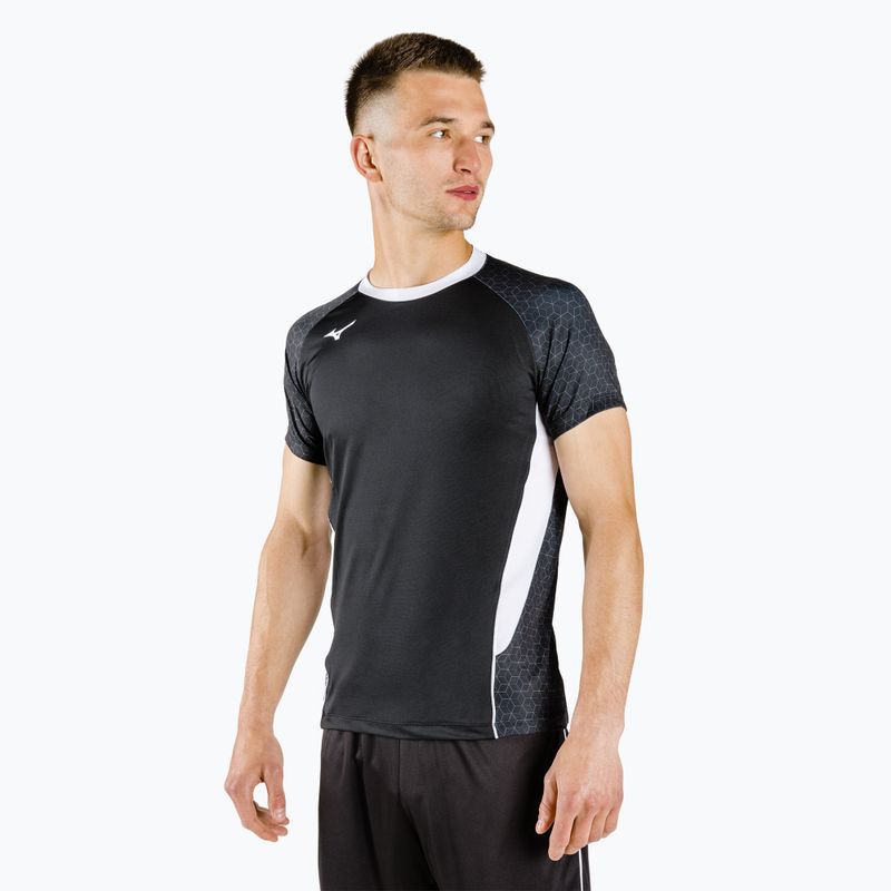 Men's Mizuno Premium High-Kyu match shirt black V2EA700209