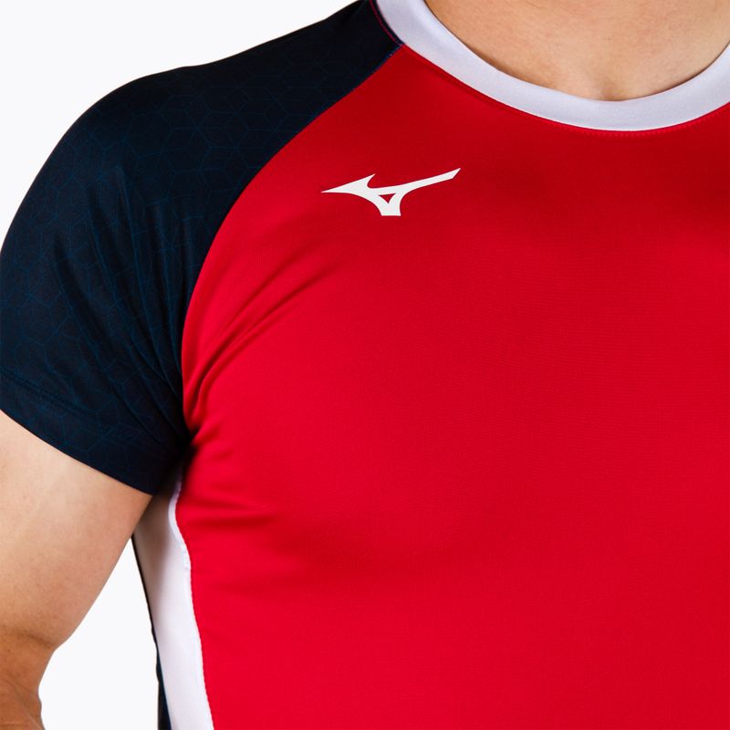 Men's Mizuno Premium High-Kyu match shirt red V2EA700262 4