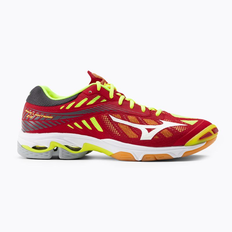 Men's volleyball shoes Mizuno Wave Lightning Z4 red V1GA180001 2