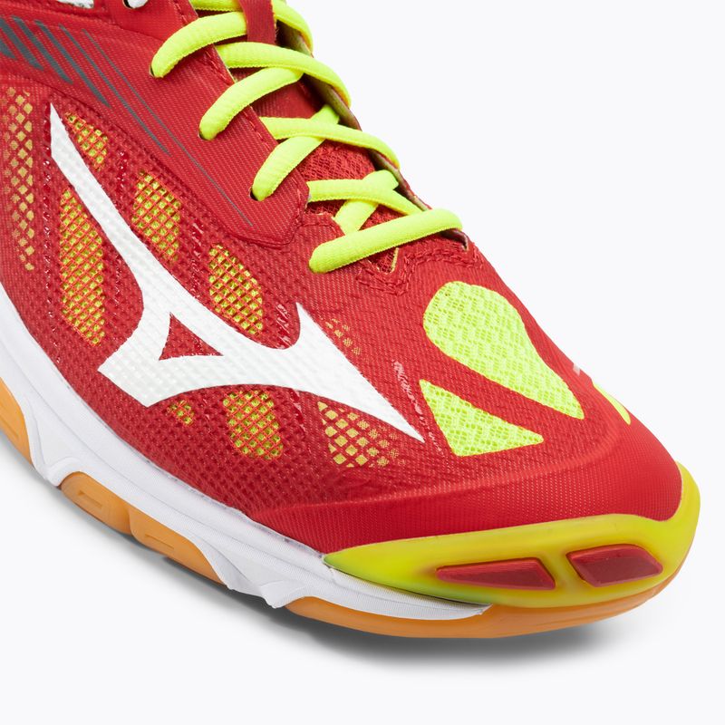 Men's volleyball shoes Mizuno Wave Lightning Z4 red V1GA180001 7