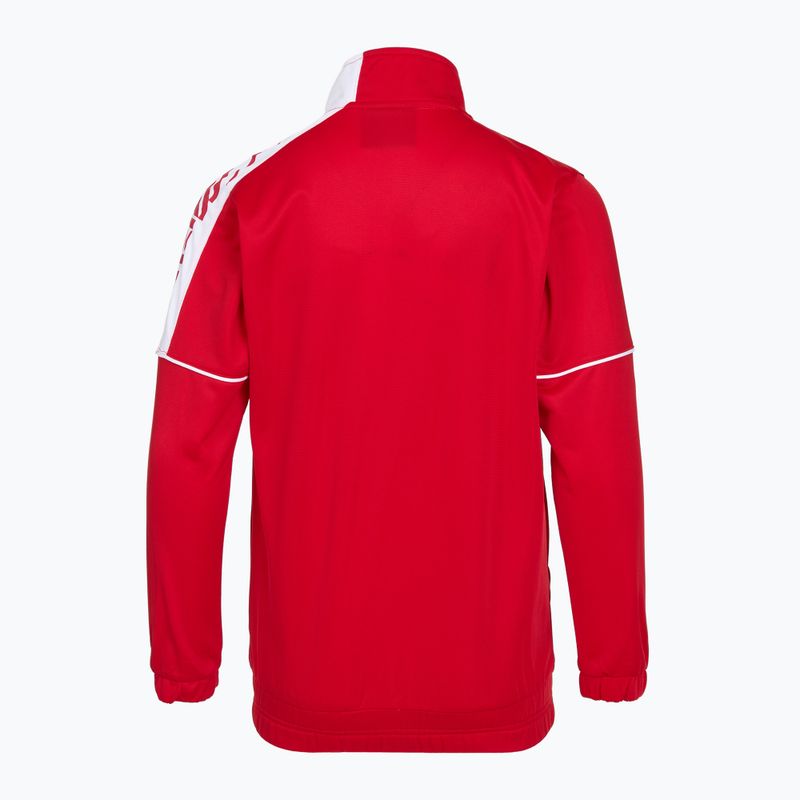 Children's training sweatshirt Mizuno Knitted Track red 2