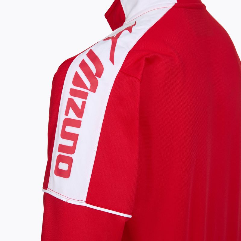 Children's training sweatshirt Mizuno Knitted Track red 3