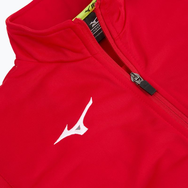 Children's training sweatshirt Mizuno Knitted Track red 4