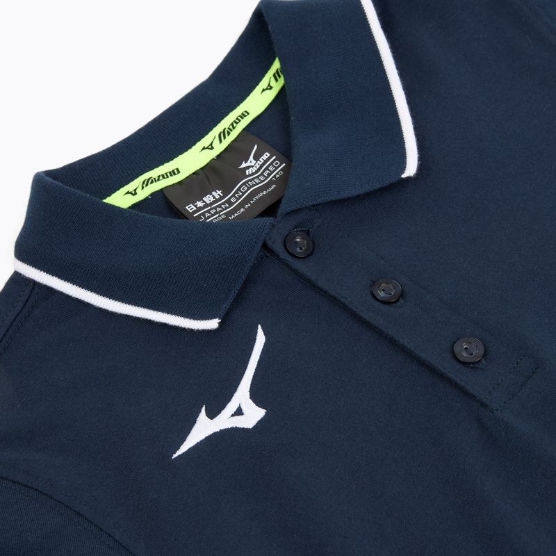 Children's T-shirt Mizuno Polo navy/white 3