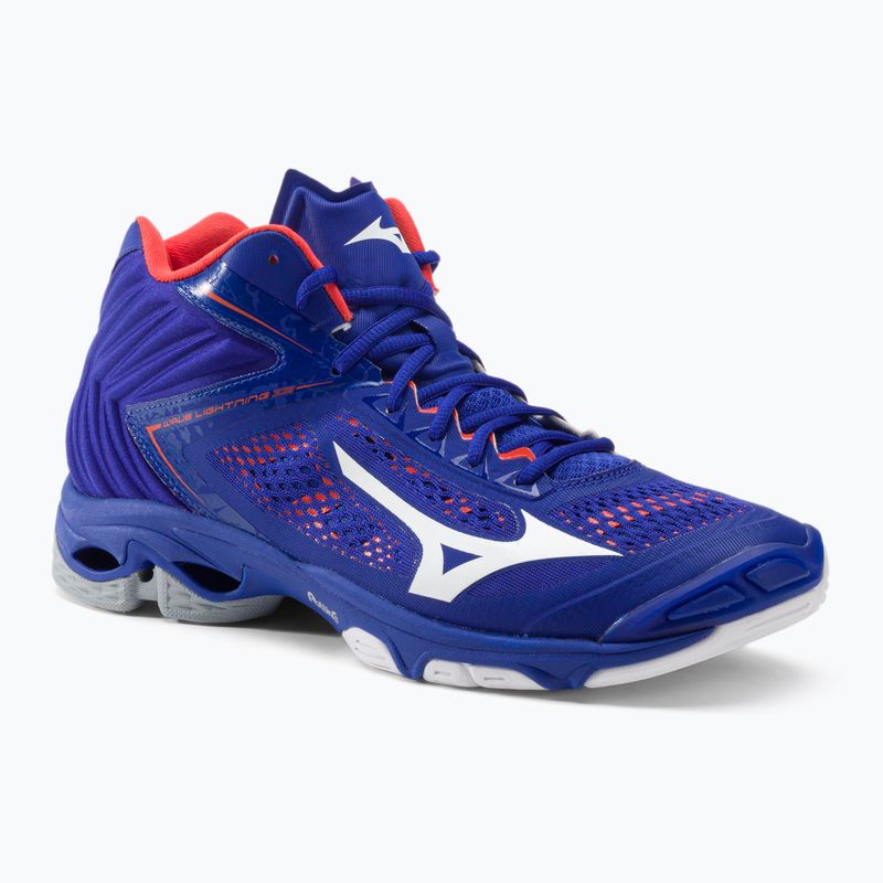 Men's volleyball shoes Mizuno Wave Lightning Z5 Mid blue V1GA190500