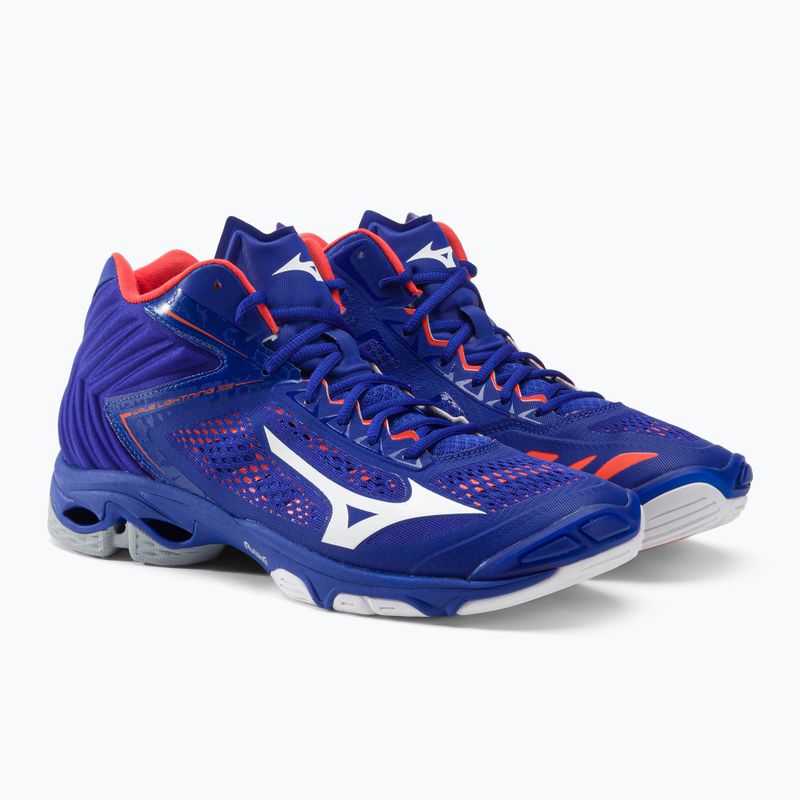Men's volleyball shoes Mizuno Wave Lightning Z5 Mid blue V1GA190500 5