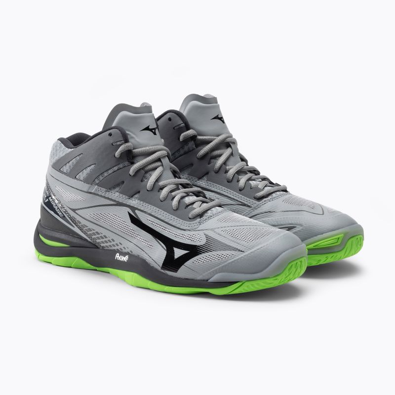 Men's volleyball shoes Mizuno Wave Mirage 2.1 Mid green X1GA187037 5