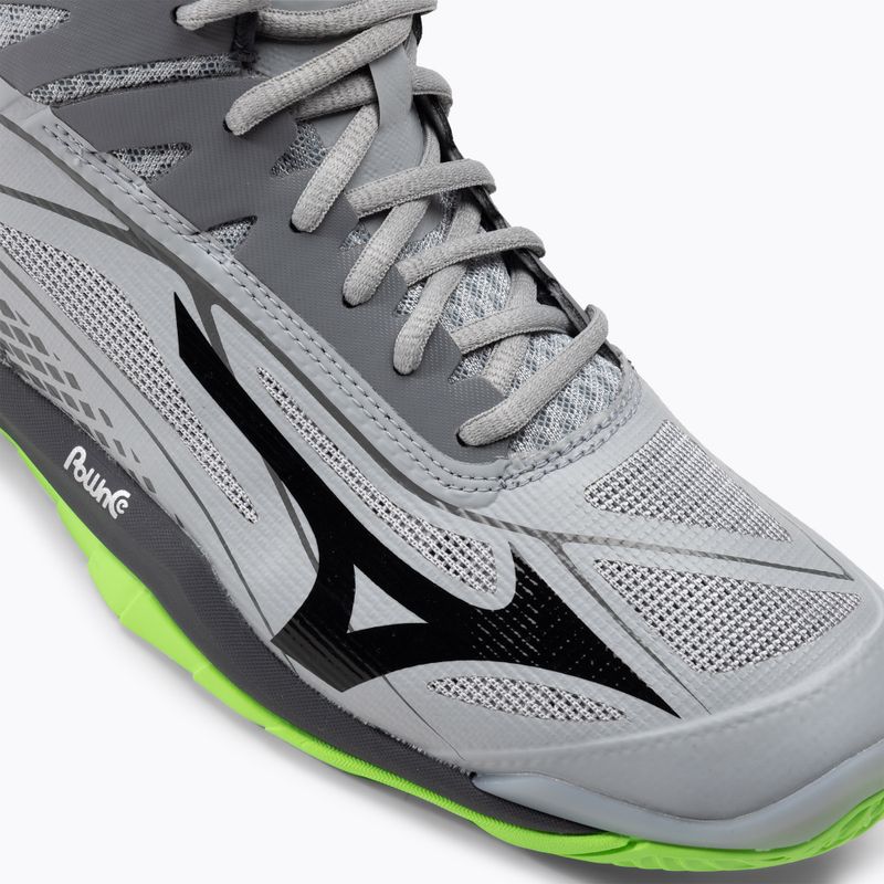 Men's volleyball shoes Mizuno Wave Mirage 2.1 Mid green X1GA187037 7