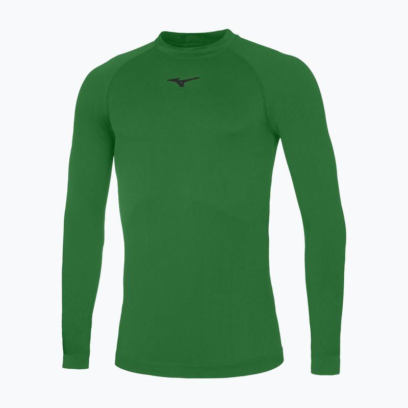 Men's running longsleeve Mizuno Core Underwear green/black