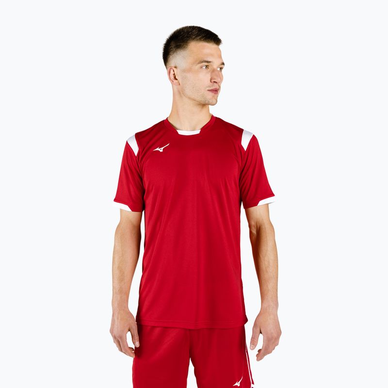 Men's training shirt Mizuno Premium Handball SS red X2FA9A0262