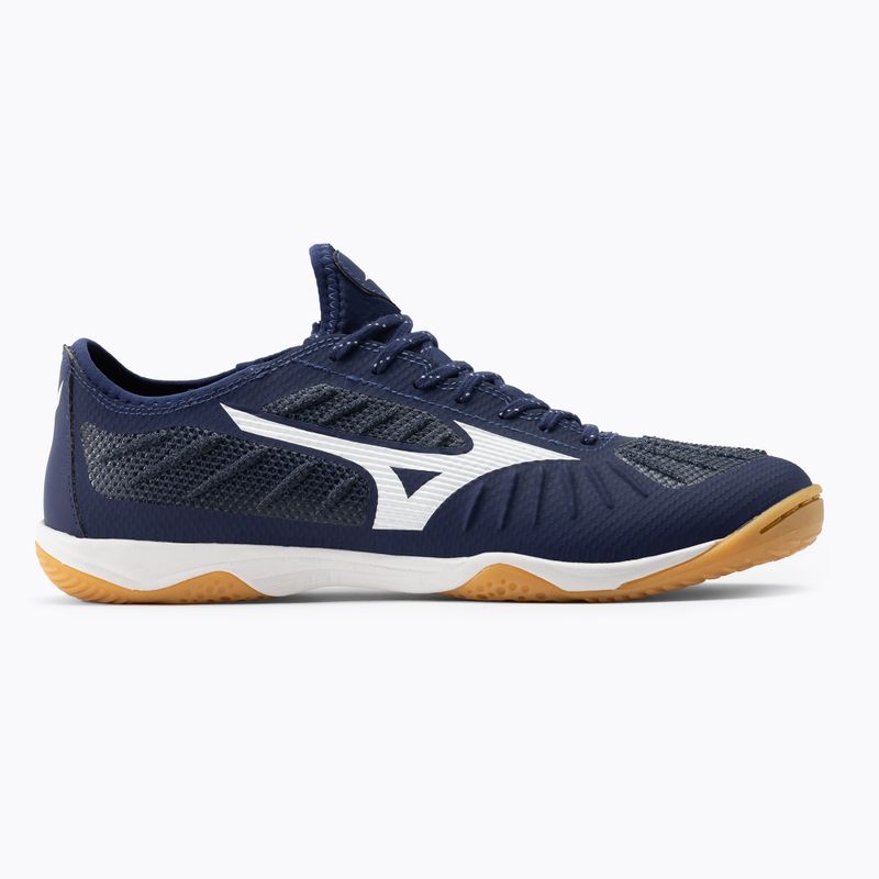 Mizuno Rebula Sala Elite IN men's football boots navy blue Q1GA202001 2