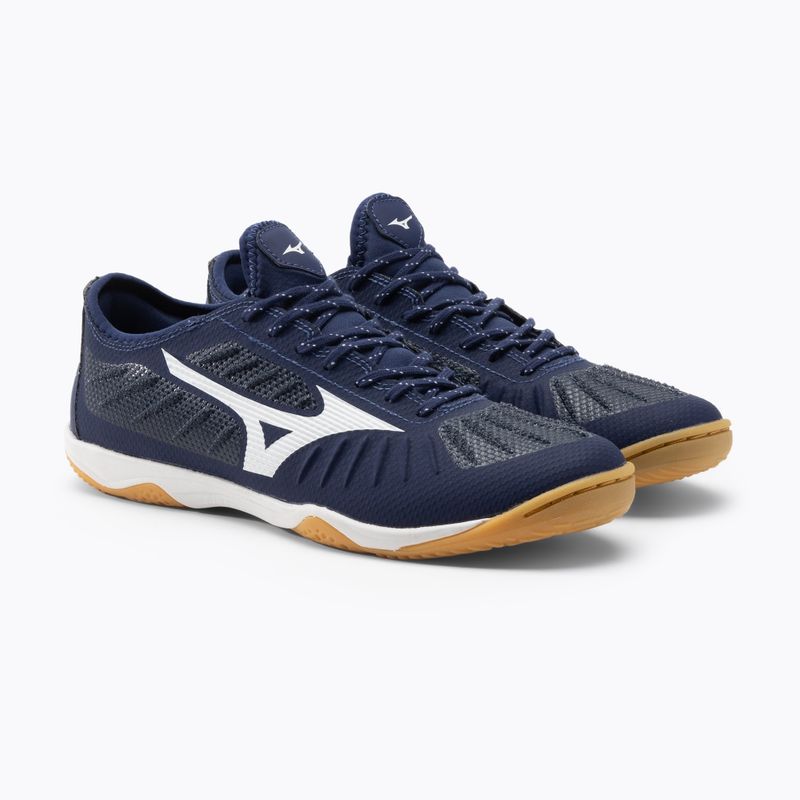 Mizuno Rebula Sala Elite IN men's football boots navy blue Q1GA202001 5