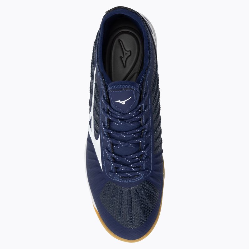 Mizuno Rebula Sala Elite IN men's football boots navy blue Q1GA202001 6