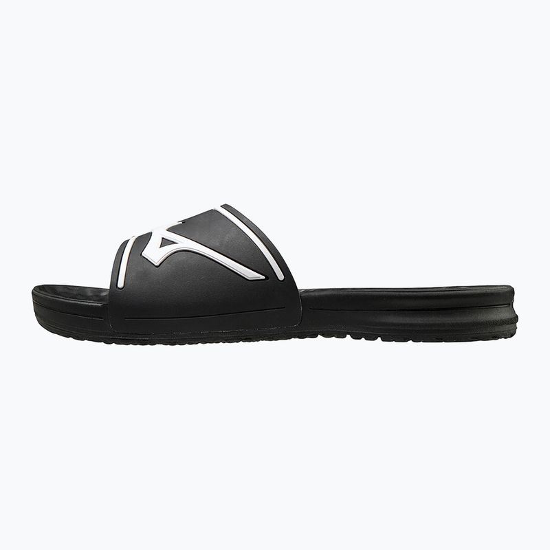 Mizuno Relax Slide black/white slides 9