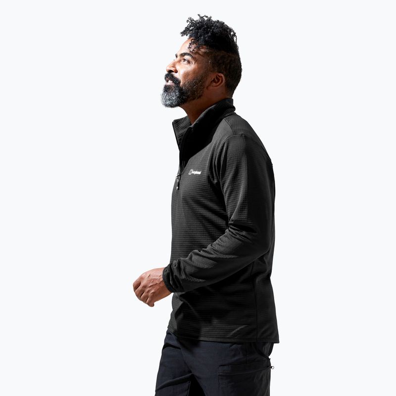 Men's trekking sweatshirt Berghaus Keppla black/black 4