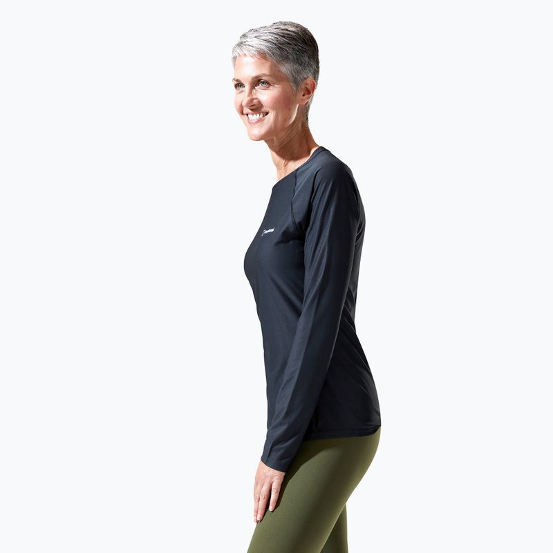 Women's Longsleeve Berghaus 24/7 Basecrew black/black 4