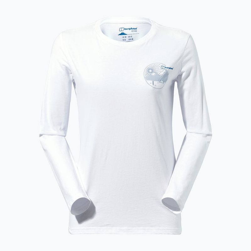 Women's Longsleeve Berghaus Linear Landscape pure white 8