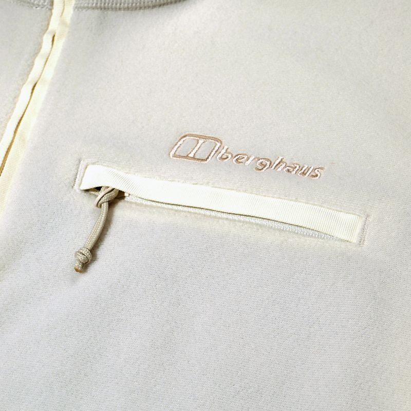 Women's Berghaus Prism 2.0 Micro bone white fleece sweatshirt 10