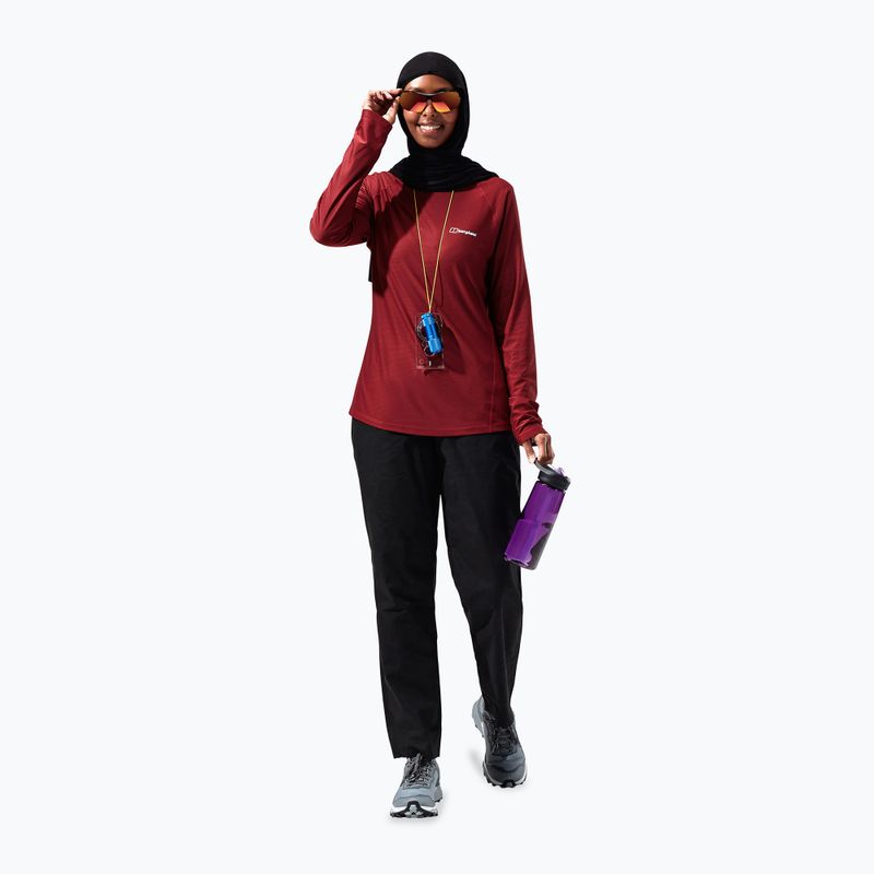 Women's trekking longsleeve Berghaus 24/7 Basecrewls syrah 2