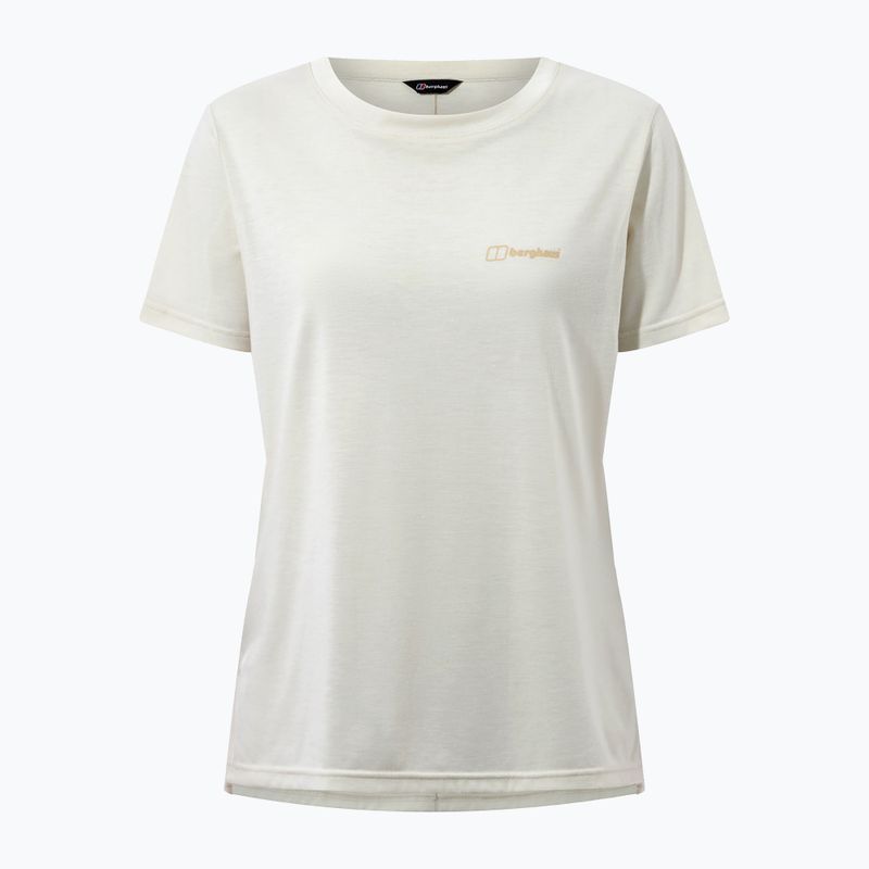 Women's trekking T-shirt Berghaus Relaxed Tech Super Stretch bone white 8