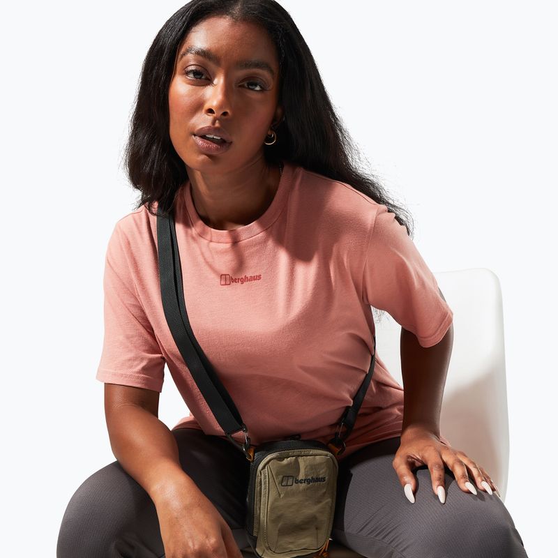 Women's Berghaus Boyfriend Logo T-shirt rose dawn 5