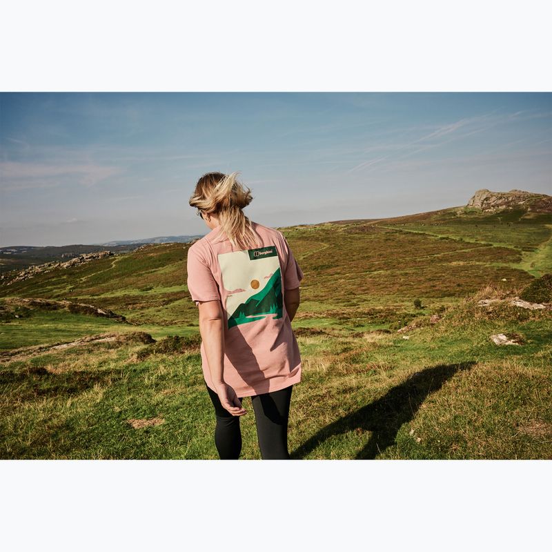 Women's Berghaus Boyfriend Logo T-shirt rose dawn 12