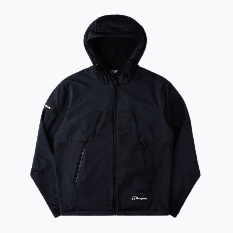 Men's softshell jacket Berghaus Benwell Hooded black/black