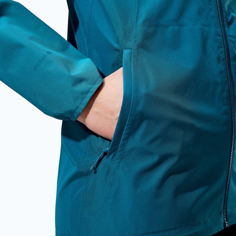 Berghaus Deluge Pro 3.0 deep ocean/jungle jewel women's rain jacket 9