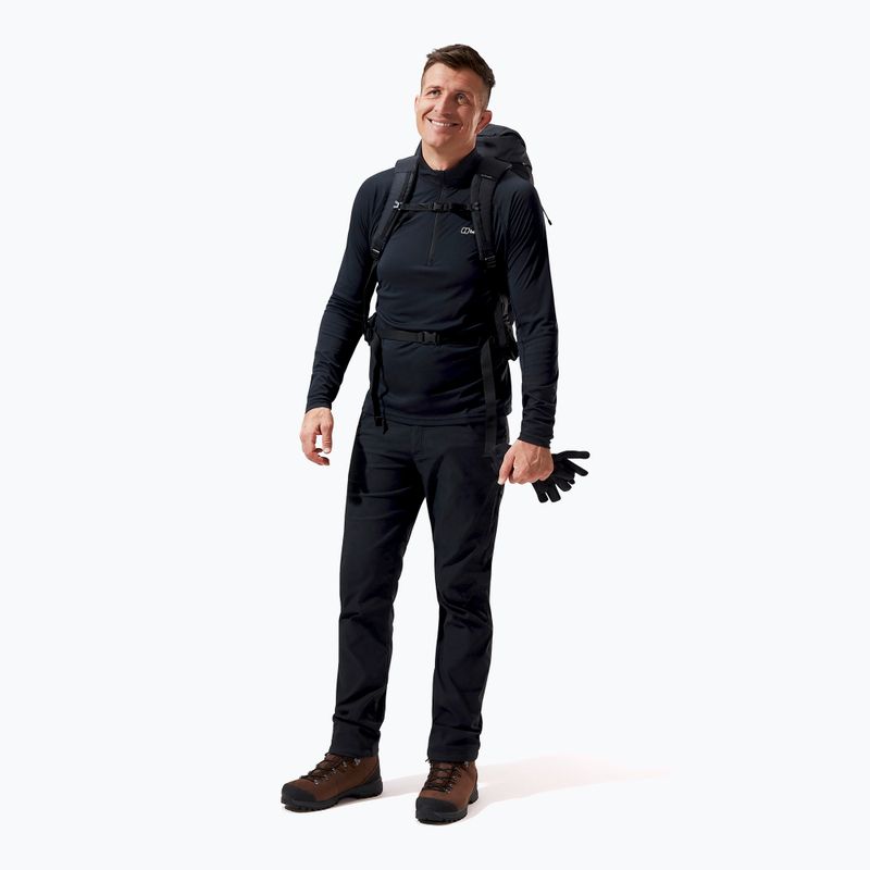 Men's Berghaus Trailblaze Tech Tee black/black Longsleeve 2