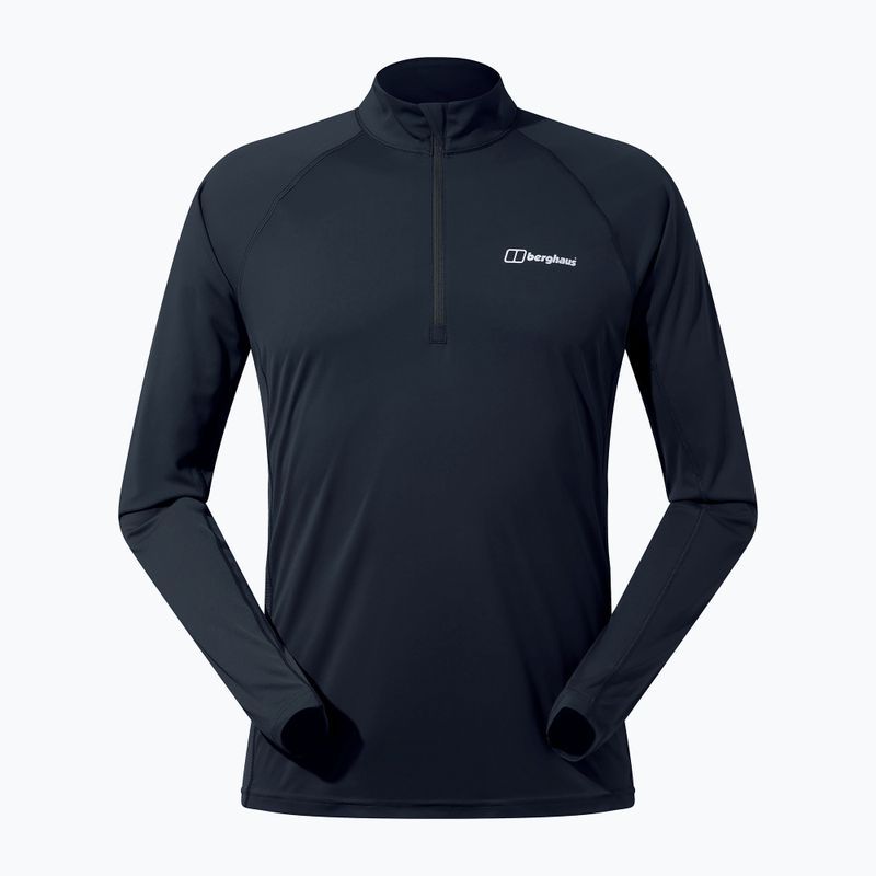 Men's Berghaus Trailblaze Tech Tee black/black Longsleeve 8