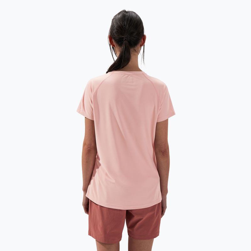 Berghaus women's 24/7 Tech Basecrewss t-shirt peach bloom 3