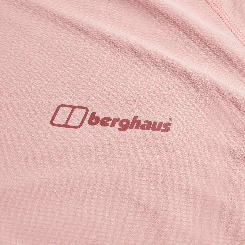 Berghaus women's 24/7 Tech Basecrewss t-shirt peach bloom 7