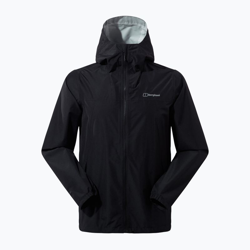 Men's Berghaus Deluge Pro 3.0 rain jacket black/black 7