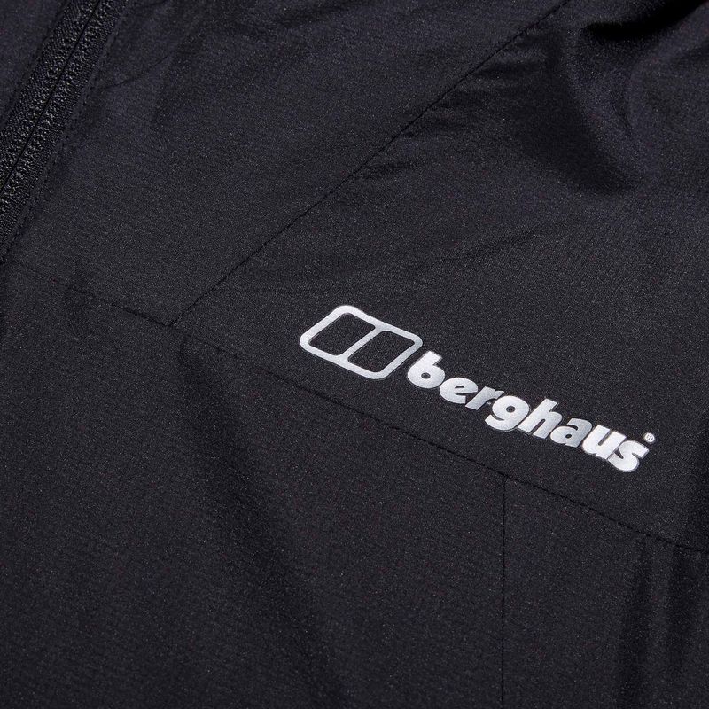 Men's Berghaus Alpha Resist-Air wind jacket black/black 11