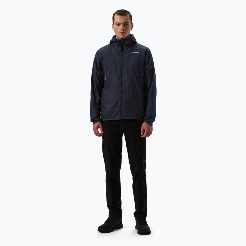 Men's Berghaus Alpha Resist-Air hale navy wind jacket 2