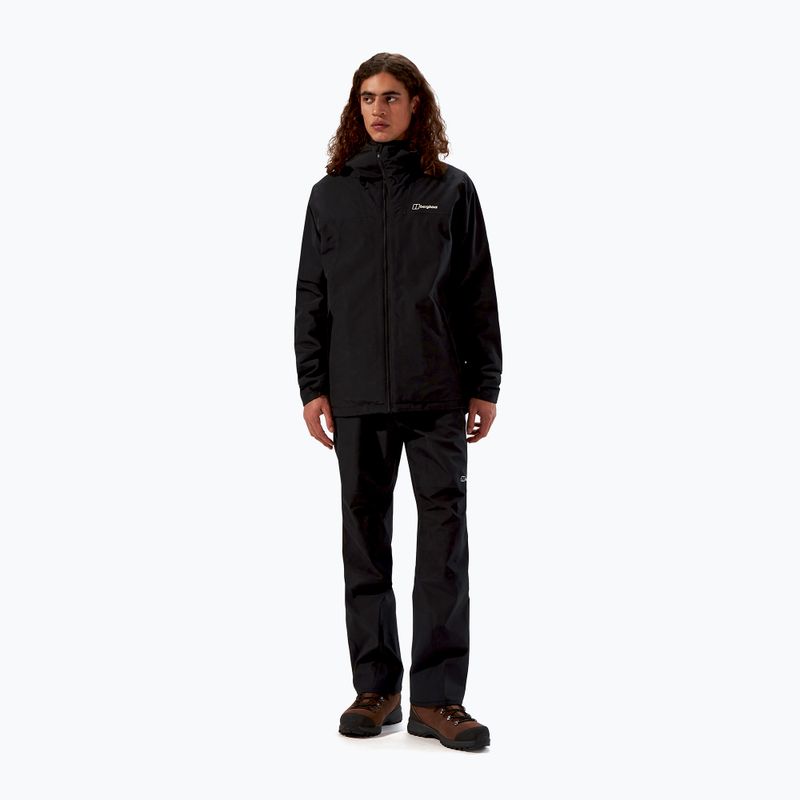 Men's Berghaus Deluge Pro 3.0 Insulated rain jacket black 2