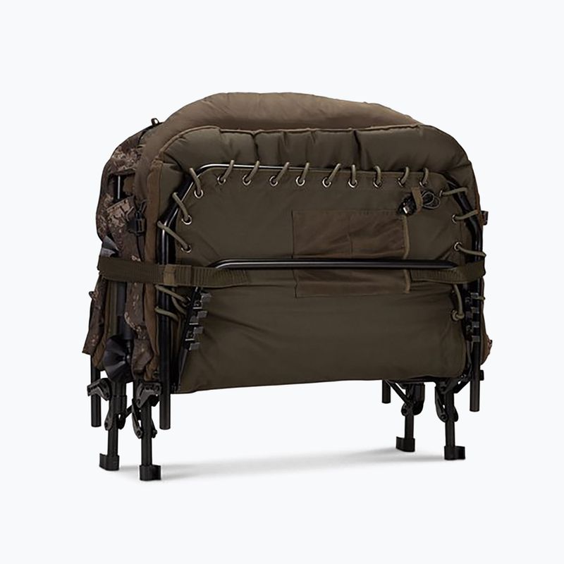 Nash Tackle Indulgence MF60 All Season 4 Fold brown bed T9490 4
