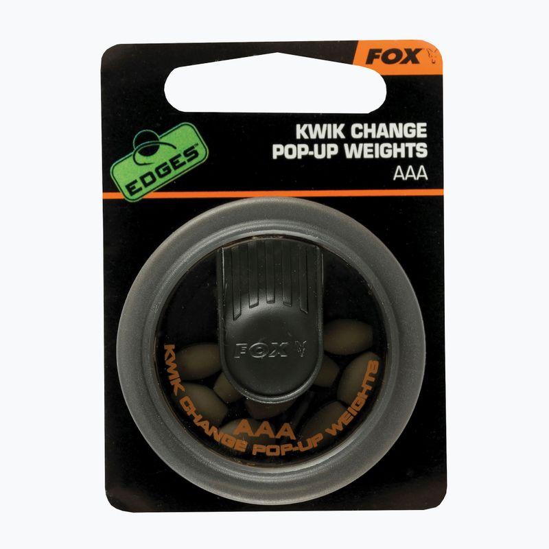 Carp weights Fox International Edges Kwick Change Pop-up Weight brown CAC514