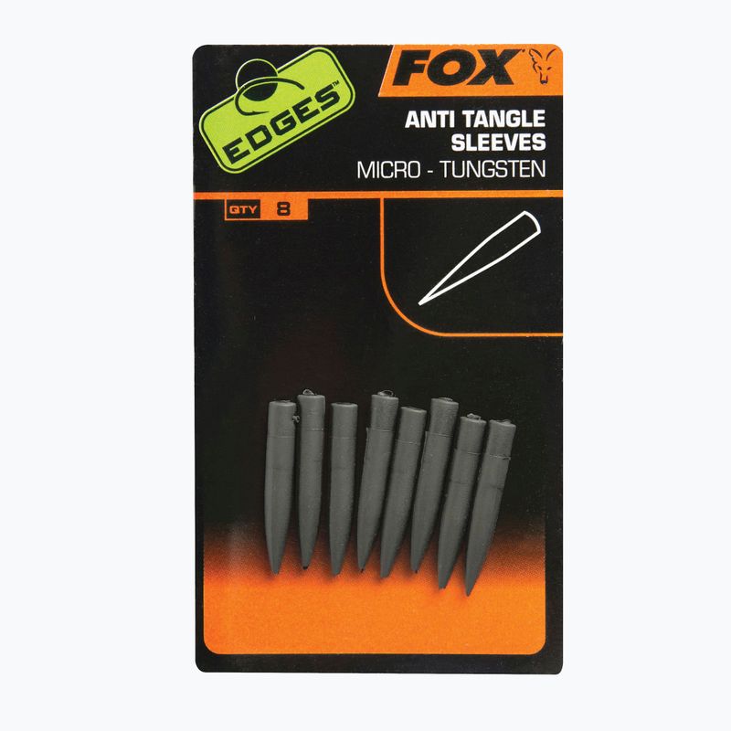 Fox International Edges Tungsten Anti Tangle Sleeve 8 pcs grey CAC631
