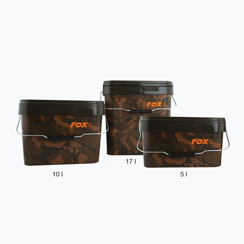 Fox International Square 10 l camo bucket 2