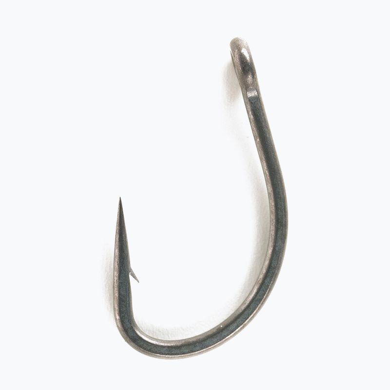 Fox International Edges carp hooks Armapoint Curve Shank Short grey CHK210